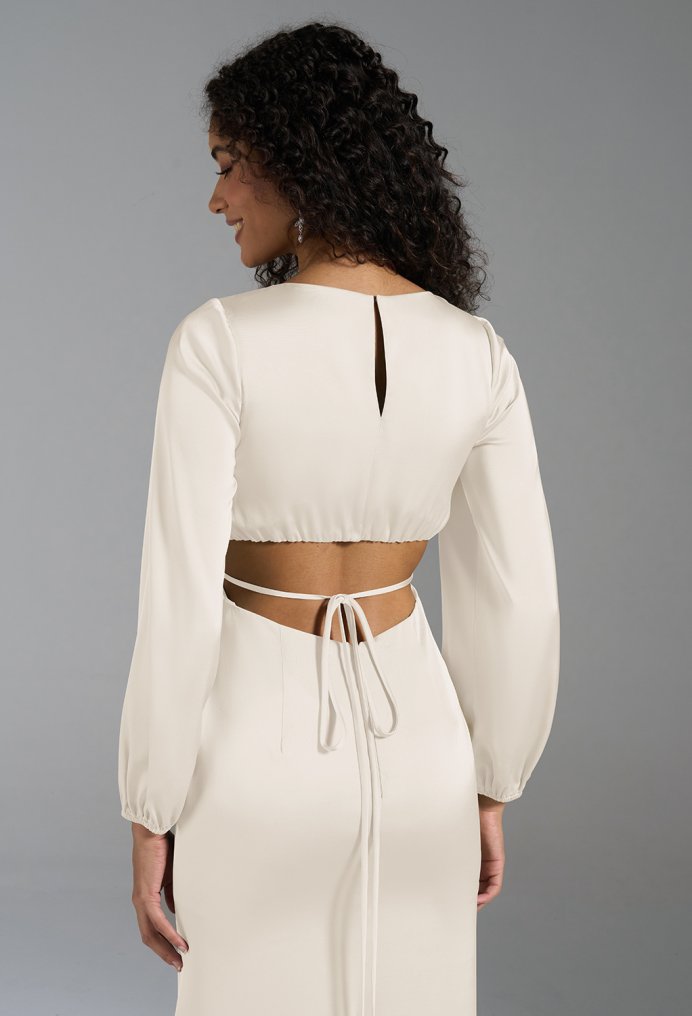 AW Aisha Ivory  Wedding Guest Dresses